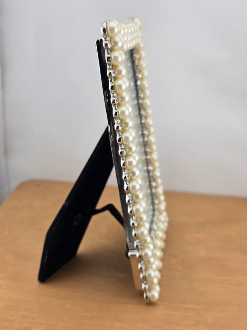 Wedding Pearl & Rhinestone 4x6 Picture Frame By Occasions Tabletop NIB